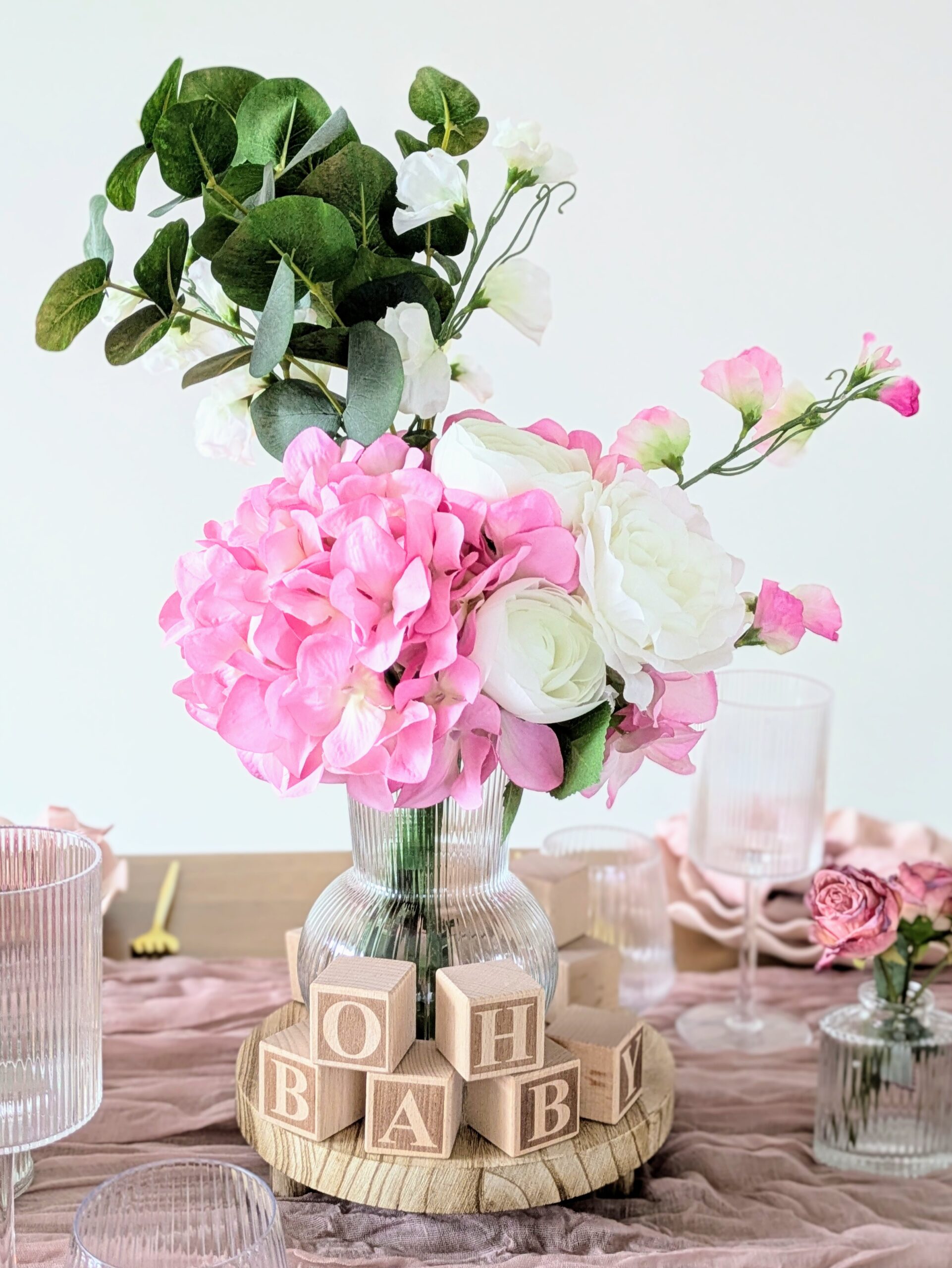 baby pink flowers