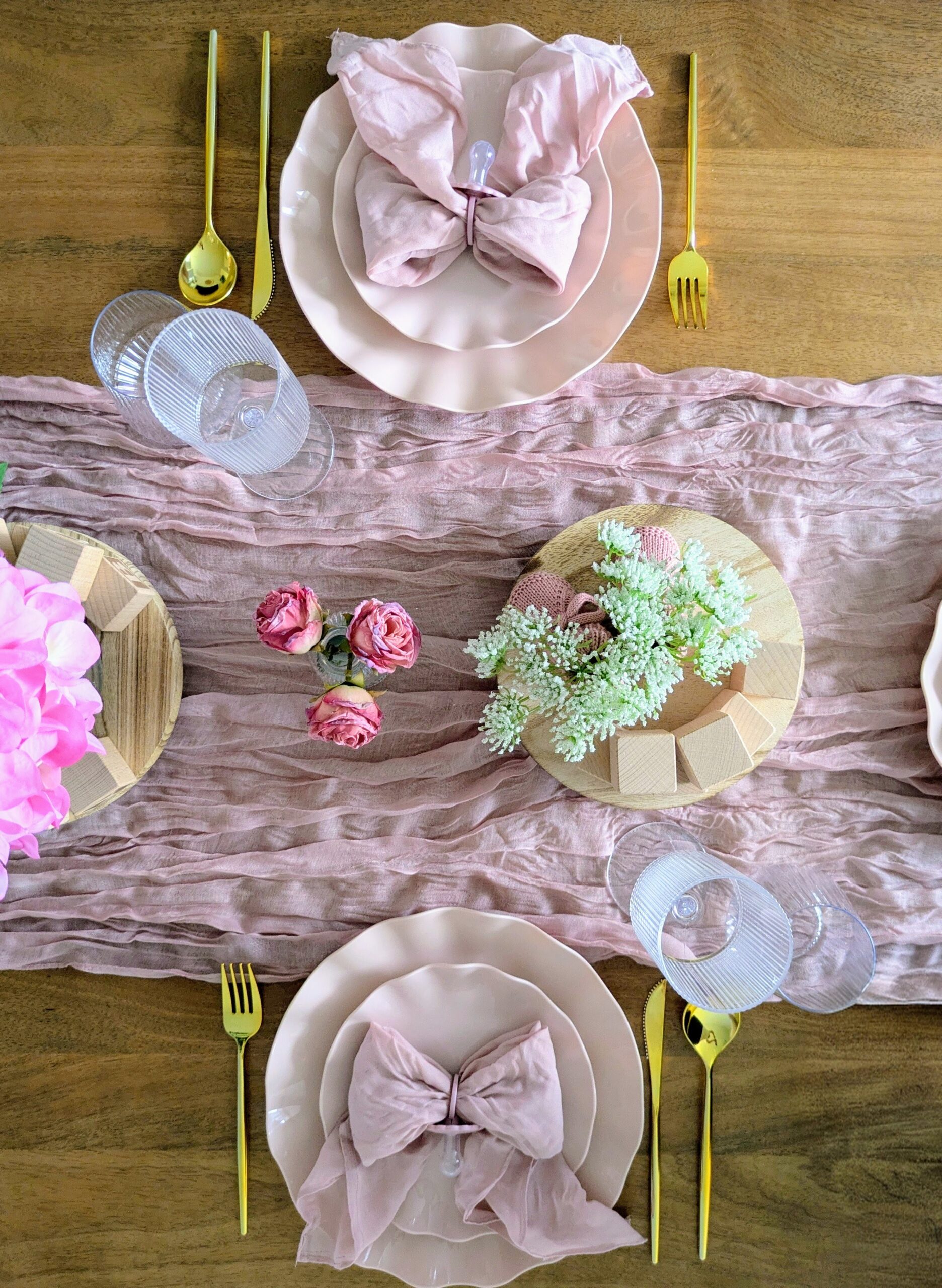 baby pink plate birdseye