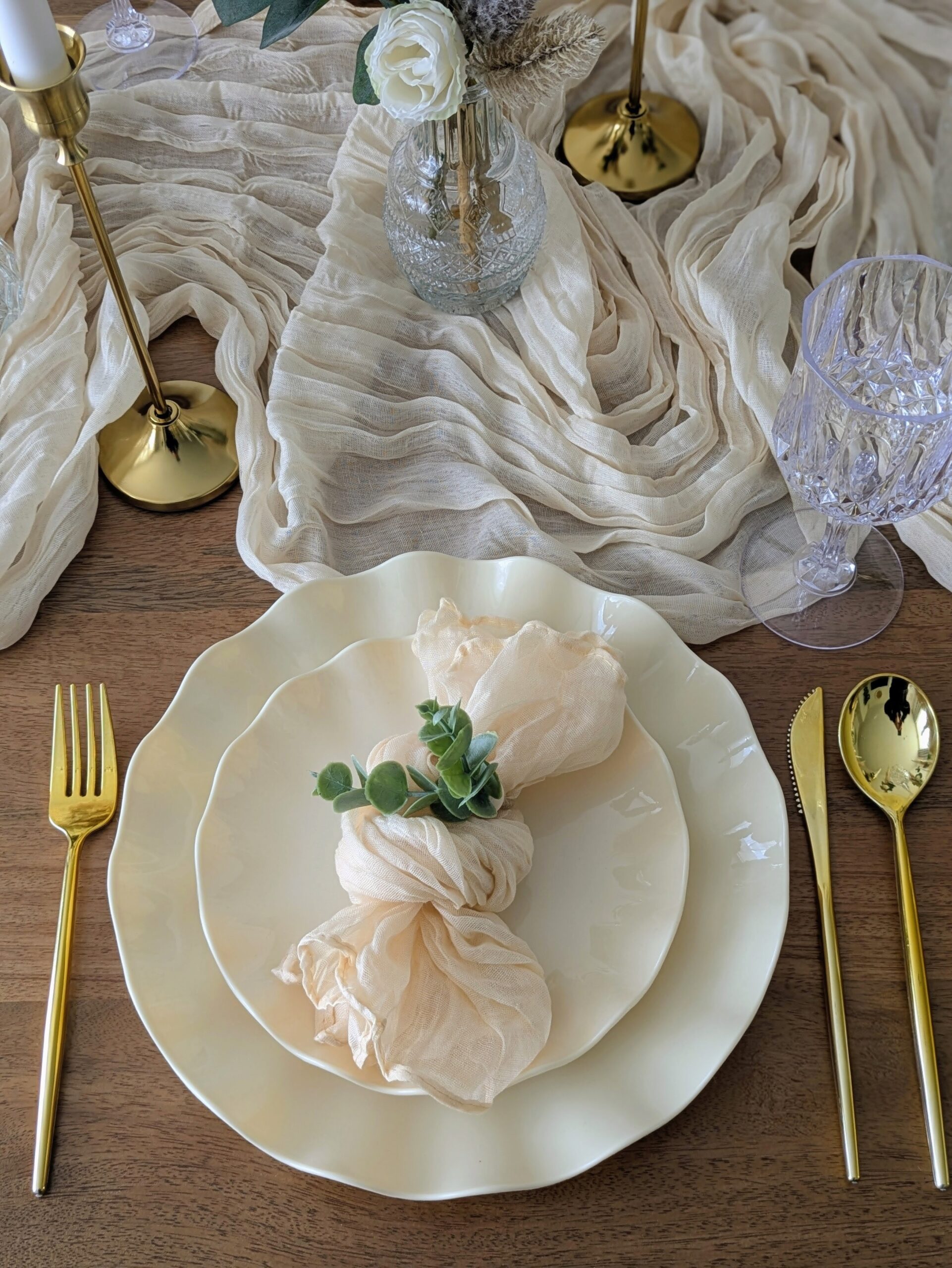 naturalscape place setting