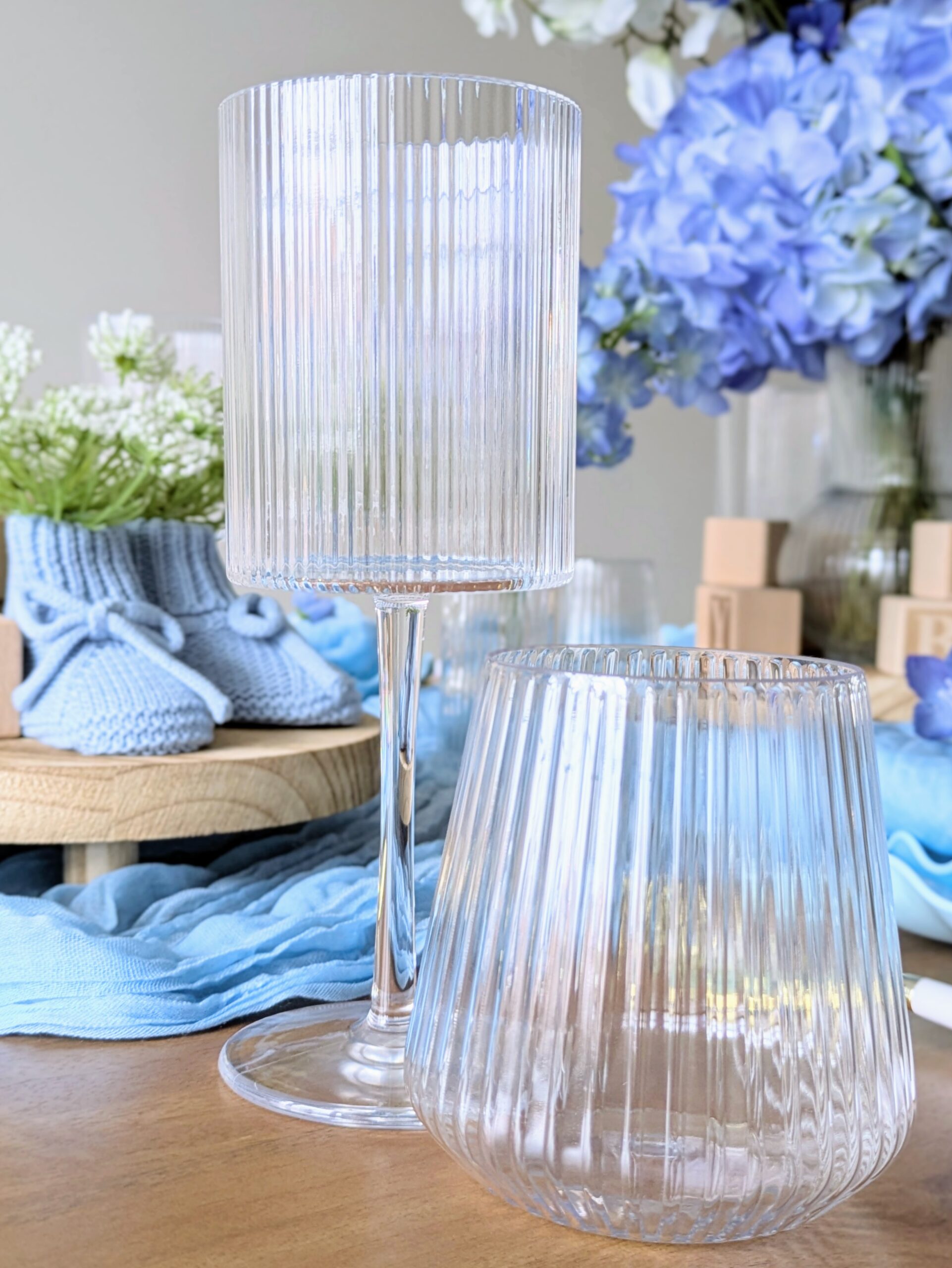 baby blue glass