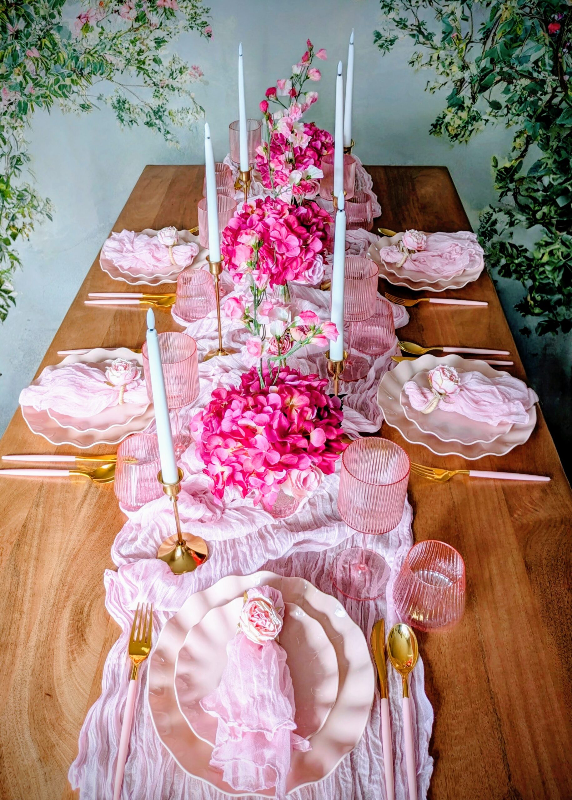 pinkscape mural